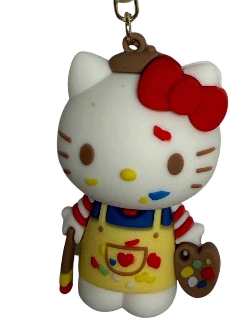 Hello Kitty Painter keychain/ wristlet